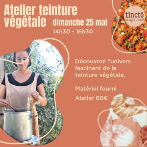 affiche atelier Tincto