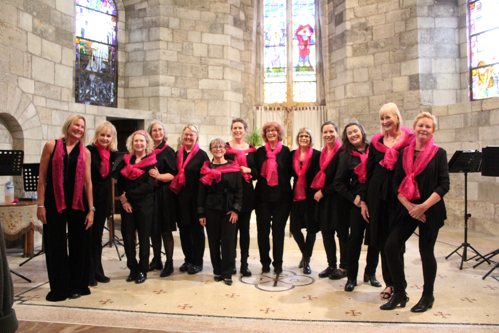 Photographie de la chorale O Sisters