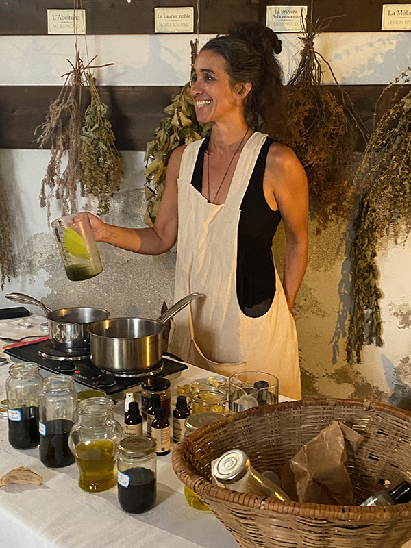 photo de l'atelier de Palmira