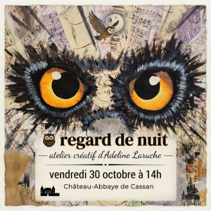 affiche de l'Atelier créatif d'Adeline Laruche